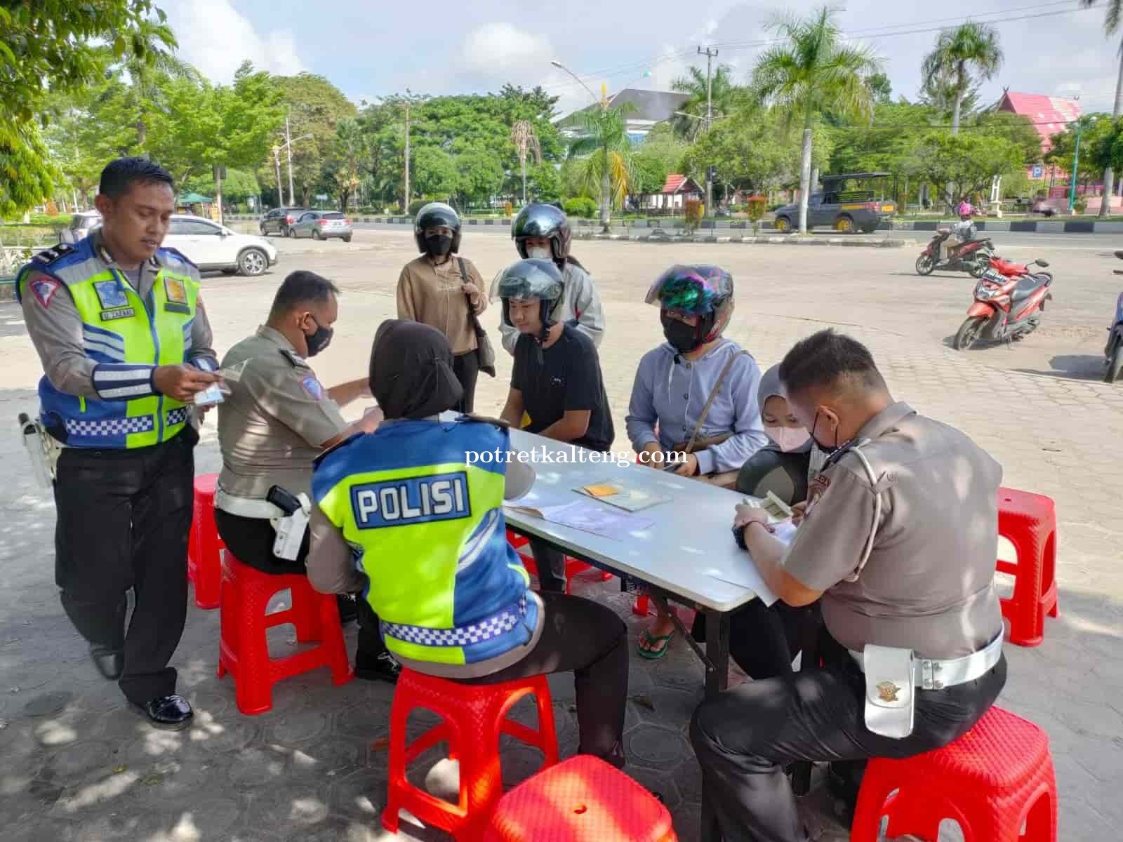 Ditlantas Polda Kalteng Tilang 37 Pengendara