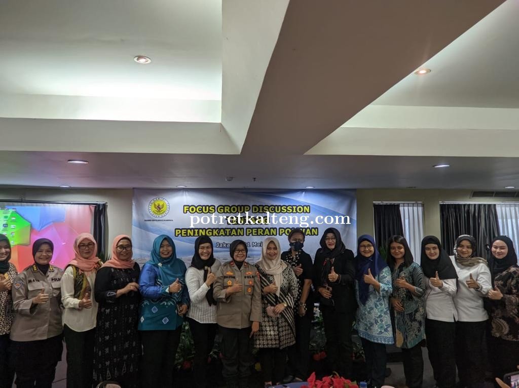 Tingkatkan Peran Polwan, Wakapolda Kalteng  Menjadi Narasumber FGD Bersama Kompolnas