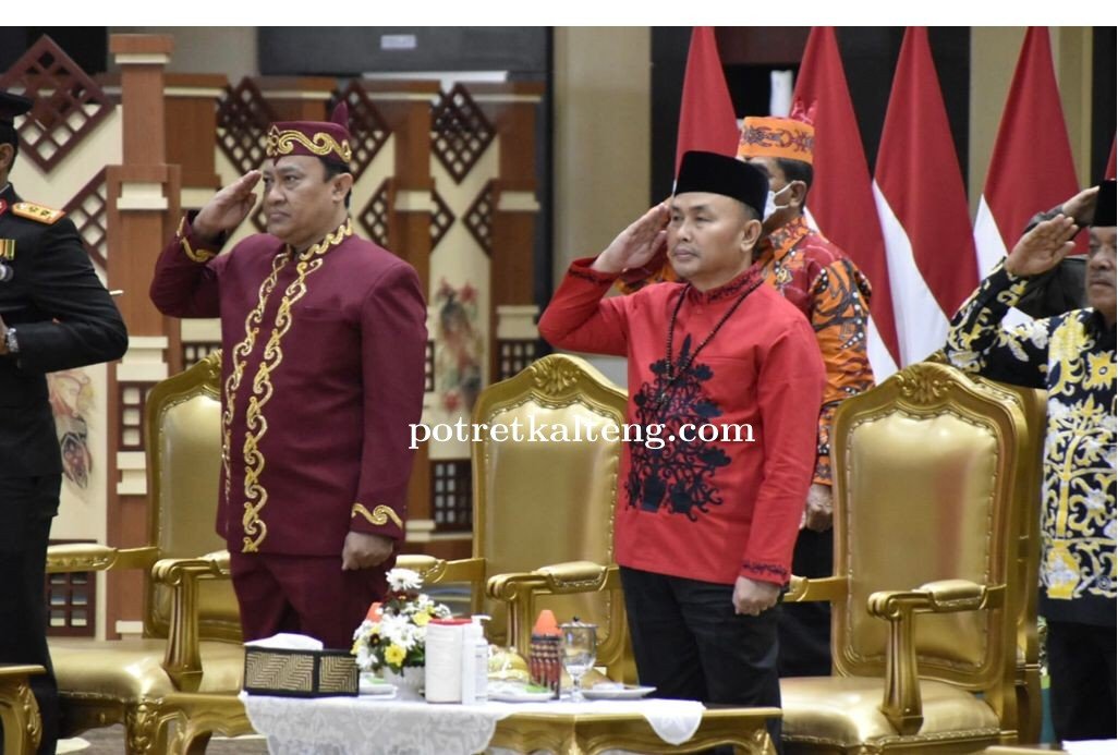 Gubernur Kalteng Ikuti Upacara Peringatan Hari Lahir Pancasila