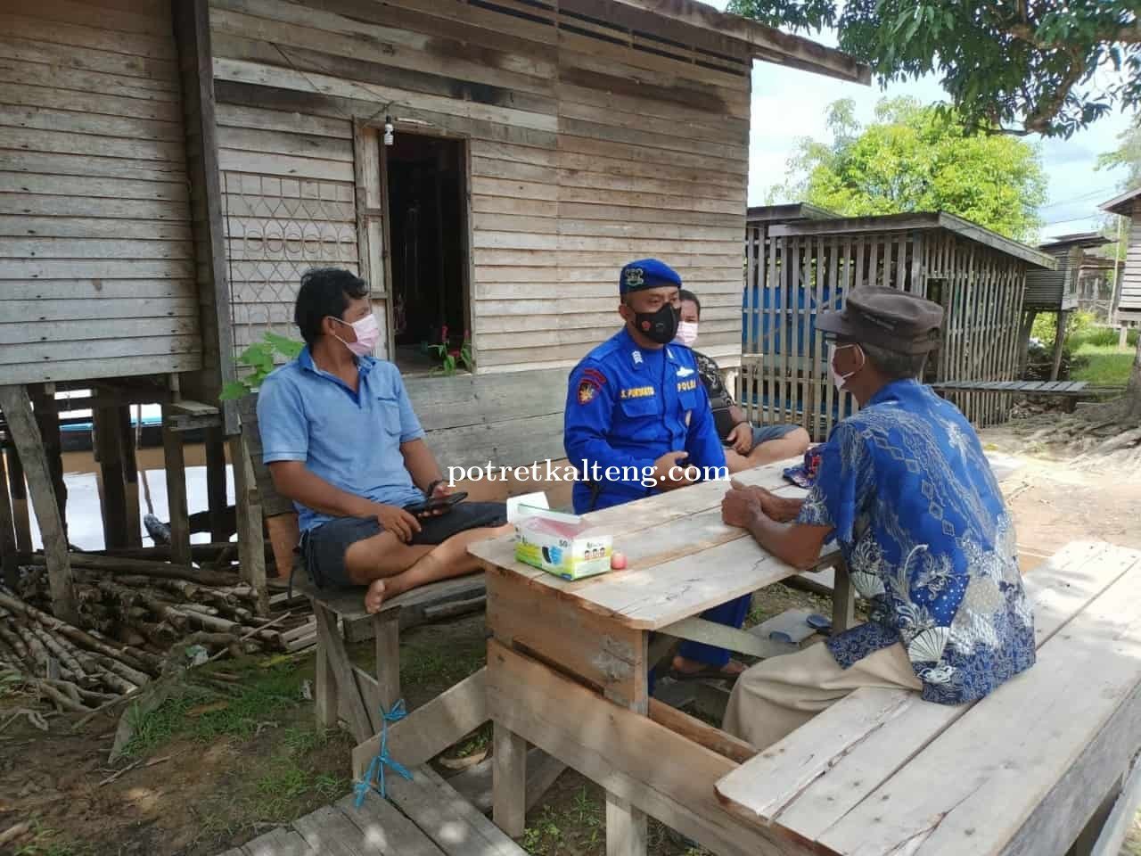 Cegah Paham Radikal, Personel Ditpolairud Berikan Pemahaman Kepada Masyarakat
