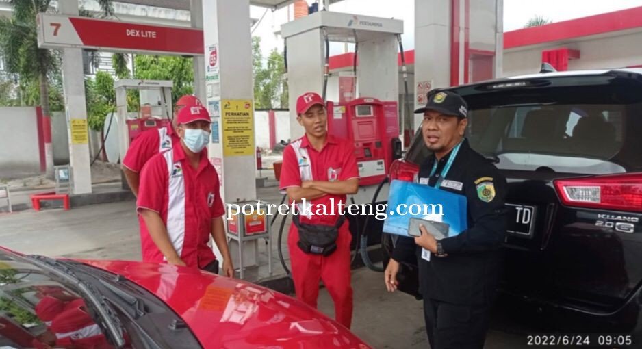Tindak Lanjuti Kelangkaan Pertalite di Palangkaraya, Tim Terpadu Sidak SPBU