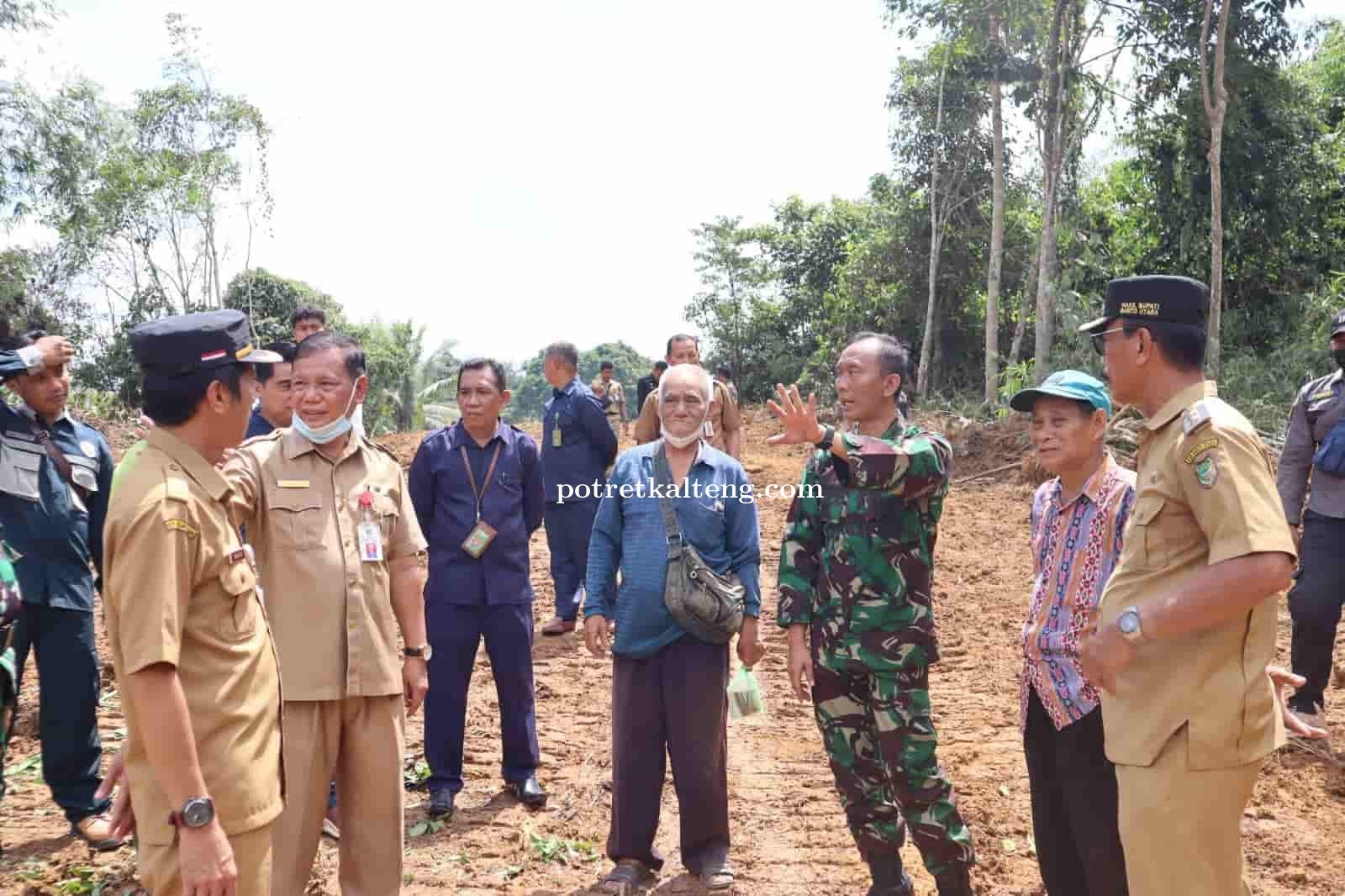 Dukung Pembangunan Program Tentara Manunggal Membangun Desa, Warga Kel. Jingah Hibahkan Ribuan Meter