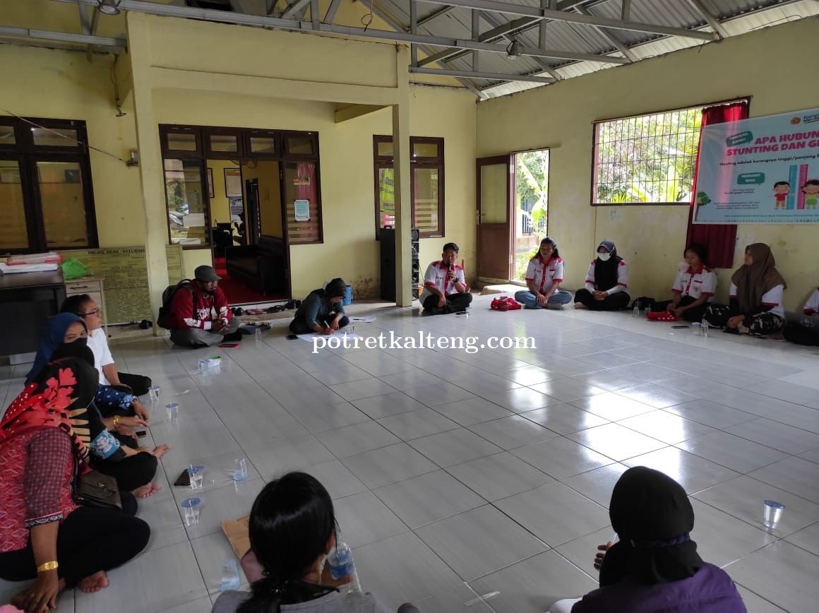 Mahasiswa KKN KEBANGSAAN Desa Anjir Kalampan adakan Sosialisasi Pencegahan Penanganan Stunting