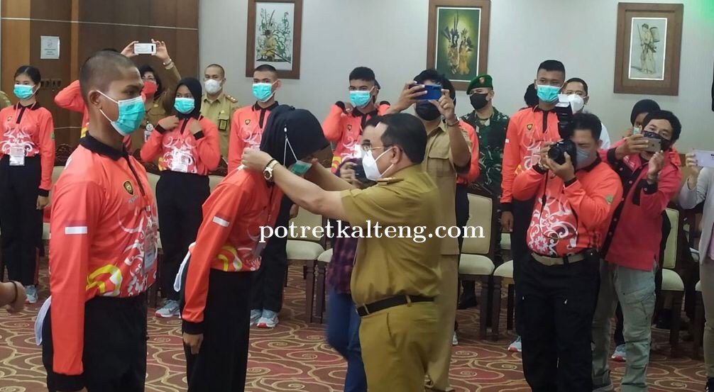 Mendekati Hari Kemerdekaan RI, Sekda Kalteng Buka Pusdiklat Paskibraka Prov. Kalteng