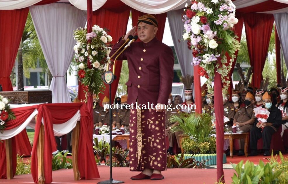 Pimpin Upacara Peringatan HUT RI ke-77, Gubernur Kalteng Sampaikan Ini