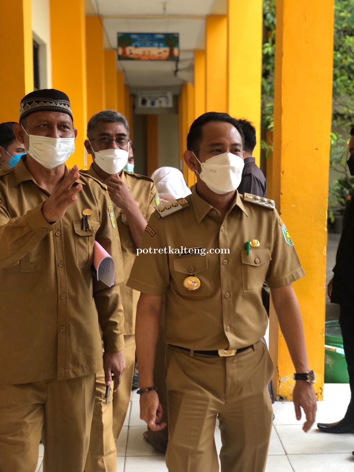 Dukung Pendidikan, Fairid Tinjau Fasilitas Pendidikan SMPN-2 Palangka Raya.