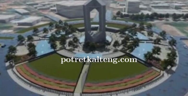 Renovasi Bundaran Besar Bakal Menjadi Ikon dan Landmark Kota Palangka Raya