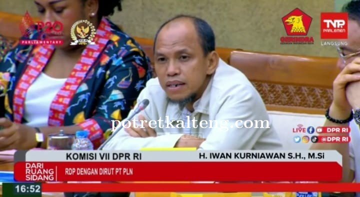RDP Dengan Dirut PLN, Anggota DPR RI Dari Fraksi Gerindra Minta Kalteng Diperhatikan