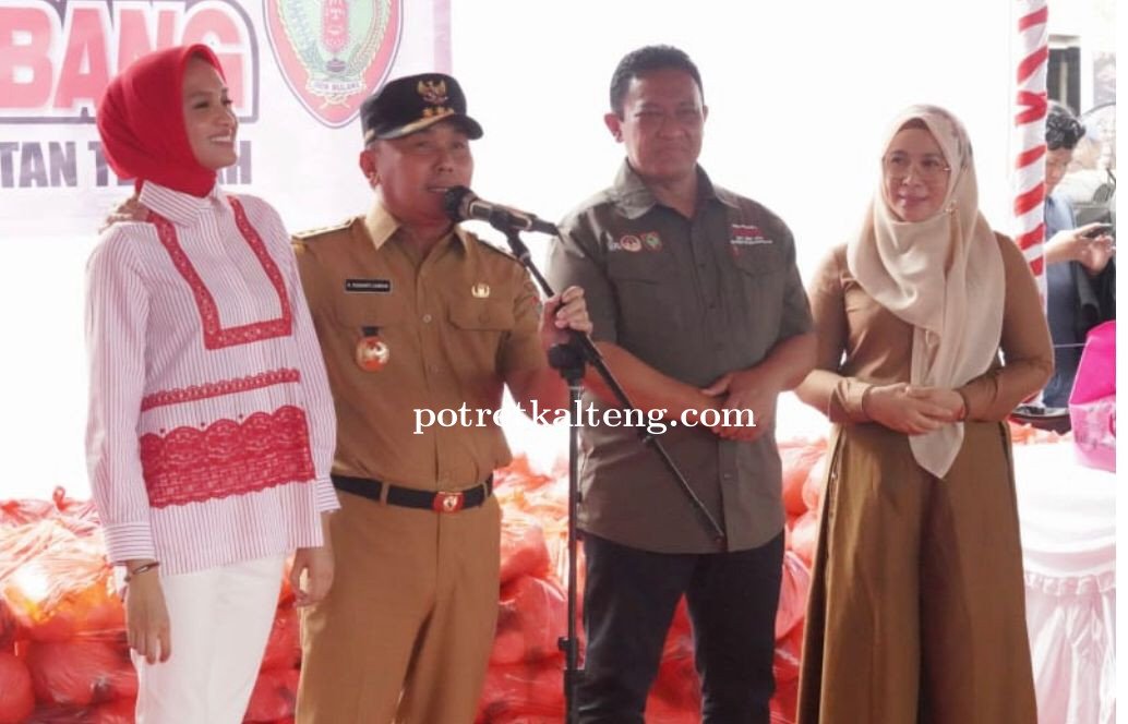 Gubernur Kalteng dan Anggota DPR RI Agustiar Sabran Subsidi Penuh 10 Ribu Paket Sembako