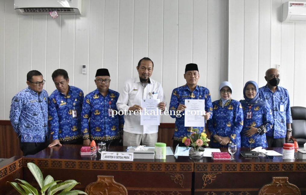 Pemprov. Kalteng Lakukan Kerja Sama dengan Perum Bulog Kanwil Kalteng Dalam Rangka Tangani Inflasi