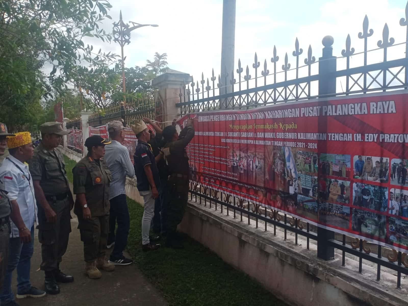 Kalteng Bumi Pancasila,Demokrasi Jadi Pioritas,Ini Kata Kasat Pol PP Terkait Aksi Mahasiswa