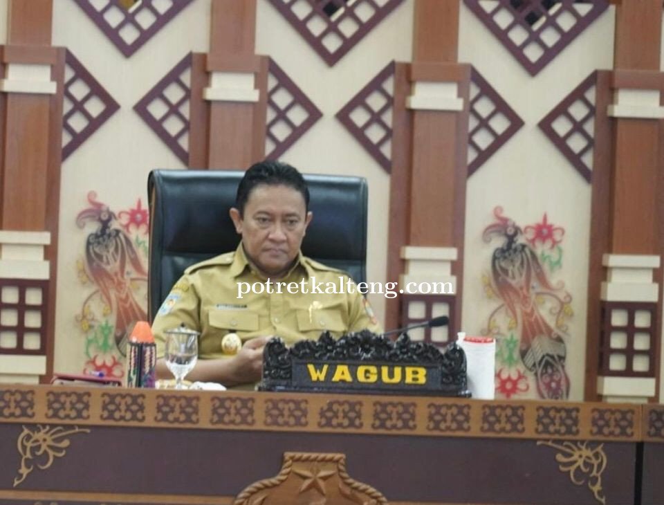 Wagub Kalteng Ikuti Rakor Pengendalian Inflasi di Daerah