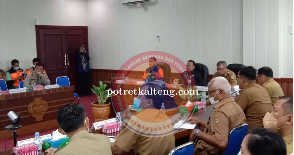 Pemprov Kalteng Gelar Rapat Persiapan Kunjungan Kepala BNPB ke Kalteng