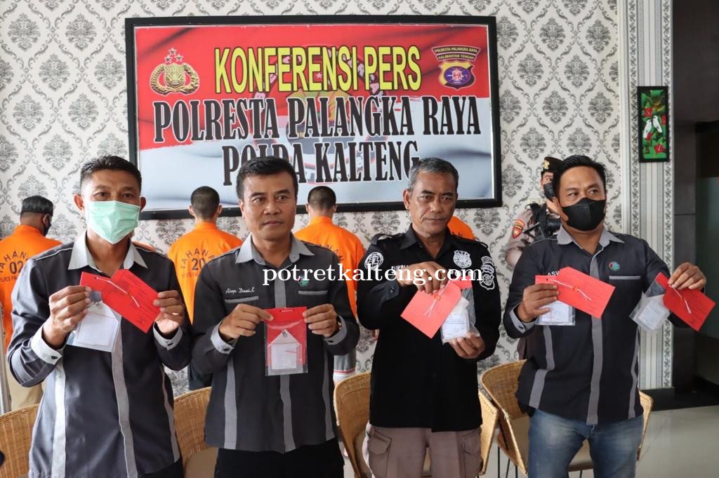 Selama Bulan Oktober, Satresnarkoba Polresta Palangka Raya Amankan 103 Gram Sabu