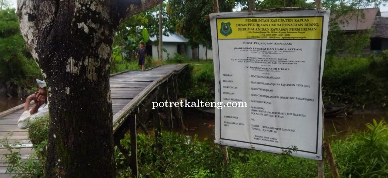 Warga Desa Jangkit Muara Keluhkan Pembangunan Jalan Yang Tidak Sesuai