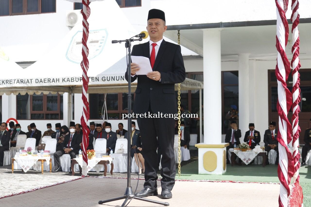 Peringati Hari Pahlawan, Bupati Gunung Mas Ajak Masyarakat Bangun Gunung Mas