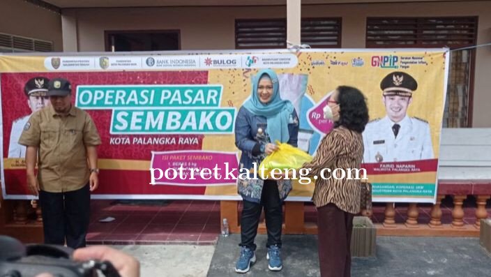 Jelang Akhir Tahun Pemko Palangka Raya Gencar Gelar Operasi Pasar Sembako