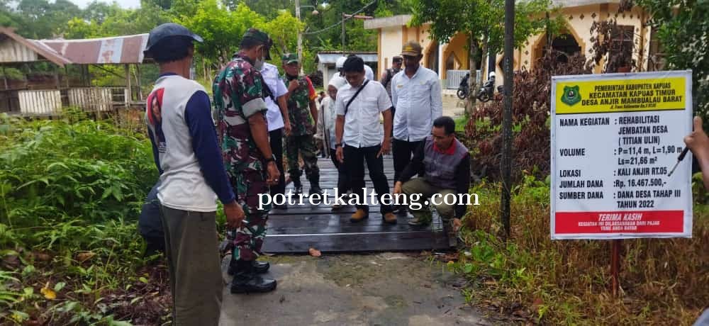 Desa Membulau Barat Adakan Kegiatan Monitoring Kegiatan Desa Tahun 2022