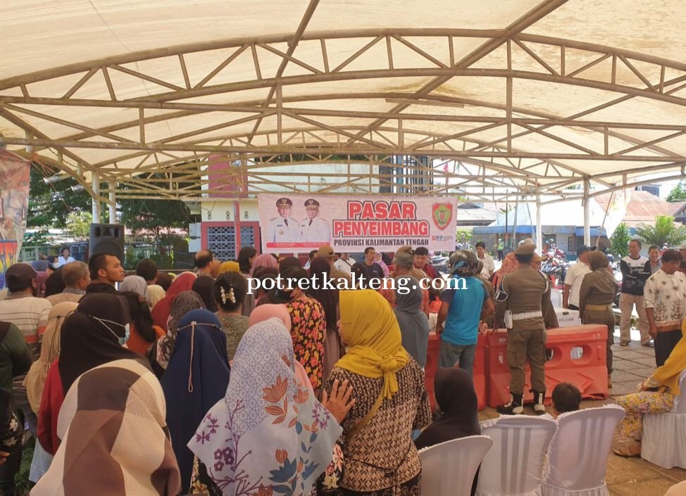 Kendalikan Inflasi Dalam Rangka HBKN, Pemprov Kalteng Kembali Gelar Pasar Penyeimbang di Barsel