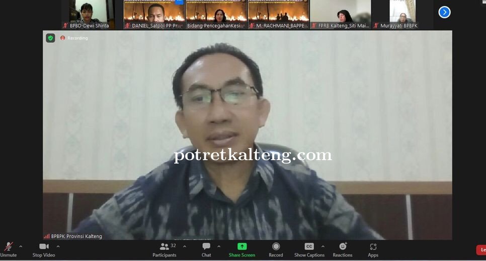 BPBPK Kalteng Gelar Rapat Persiapan Karhutla Tahun 2023