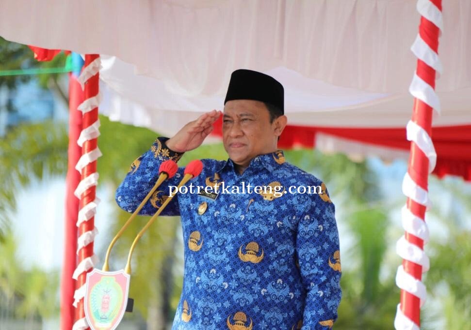 Wakil Gubernur Kalteng Pimpin Apel Besar Pemprov Kalteng dan Peringatan Hari Otonomi Daerah ke XXVII