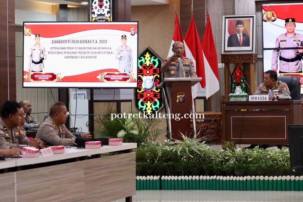 Rakernis Binmas 2023, Kapolda Kalteng Tekan Optimalkan Fungsi Preemtif Menuju Polri Presisi