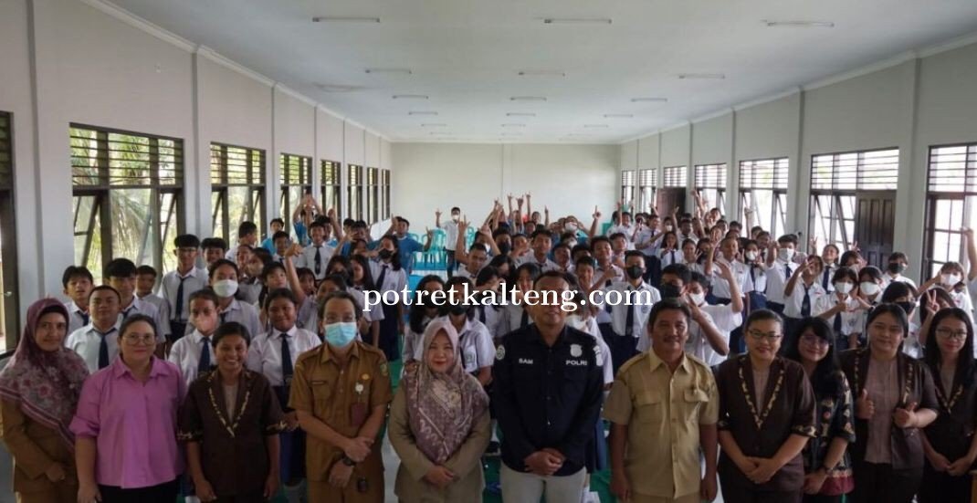 Gandeng Humas Polda Kalteng, Kominfo Kota Palangka Raya Sosialisasikan Stop Hoax ke Pelajar