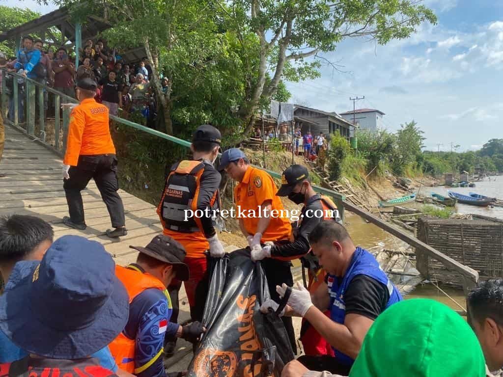 Pria Yang Terjatuh di Jembatan Sungai Katingan Ditemukan Meninggal Dunia