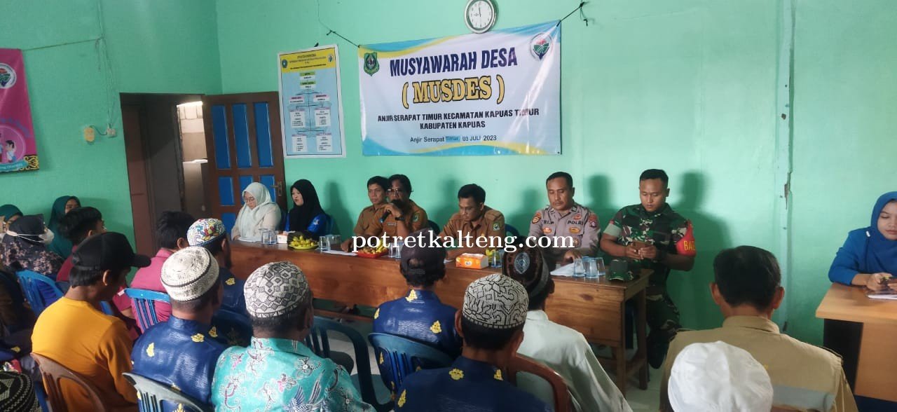 Musdes Desa Anjir Serapat Timur Untuk Usulan Rencana Kerja Desa Tahun 2024