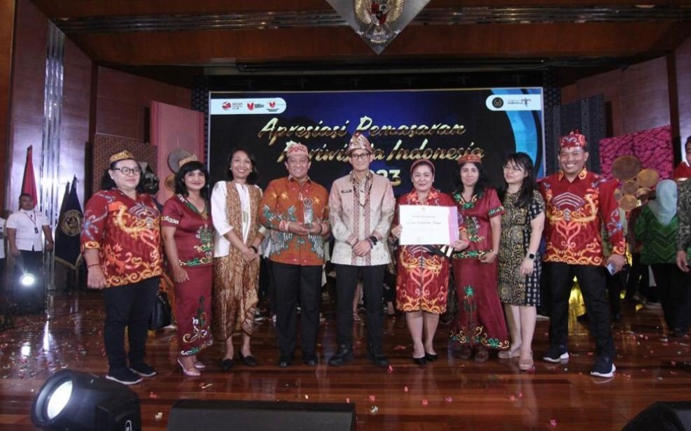 Pemprov Kalteng Raih Peringkat Pertama Nasional Apresiasi Pemasaran Pariwisata Indonesia 2023