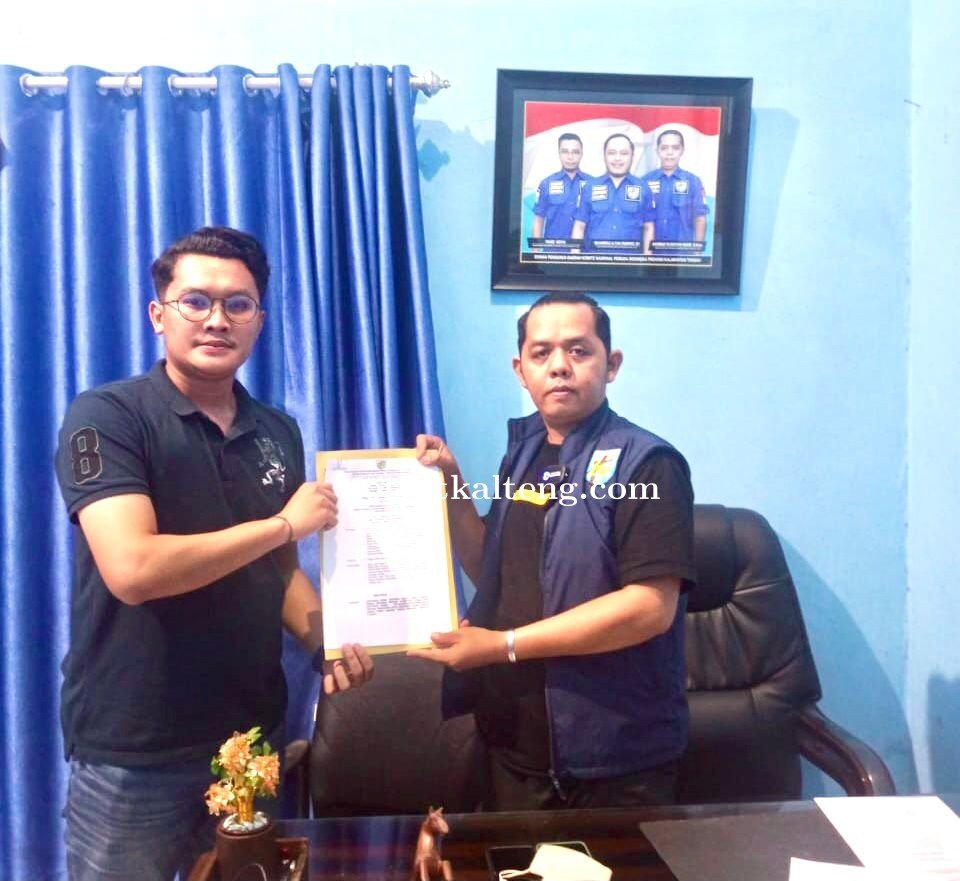 Enrico Tulis Ditunjuk Jadi Ketua Carateker KNPI Kabupaten Katingan
