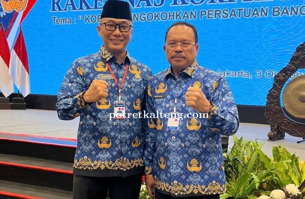 Sekda Kalteng Hadiri Rakernas KORPRI
