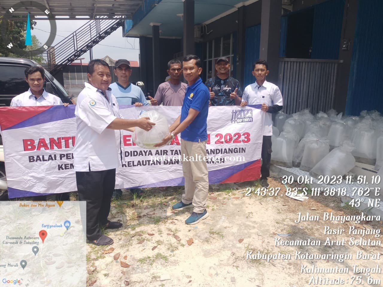 Anggota Komisi IV DPR RI Bambang Purwanto Bantu 1 Juta Benih Ikan Untuk Masyarakat di Kalteng