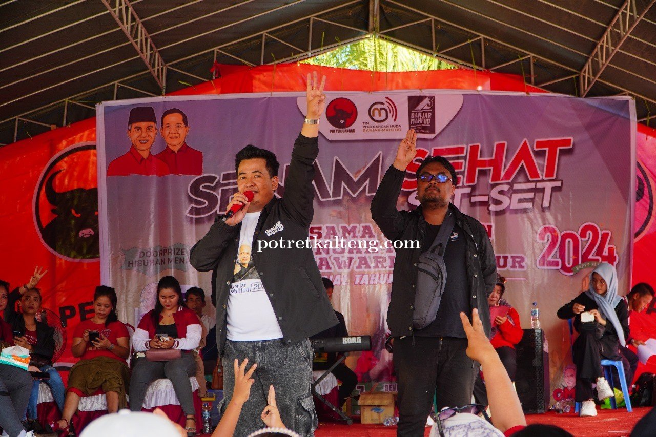 Relawan Ganjar Mahfud Se-Kotim Gelorakan Semangat Kesehatan dan Politik Riang Gembira