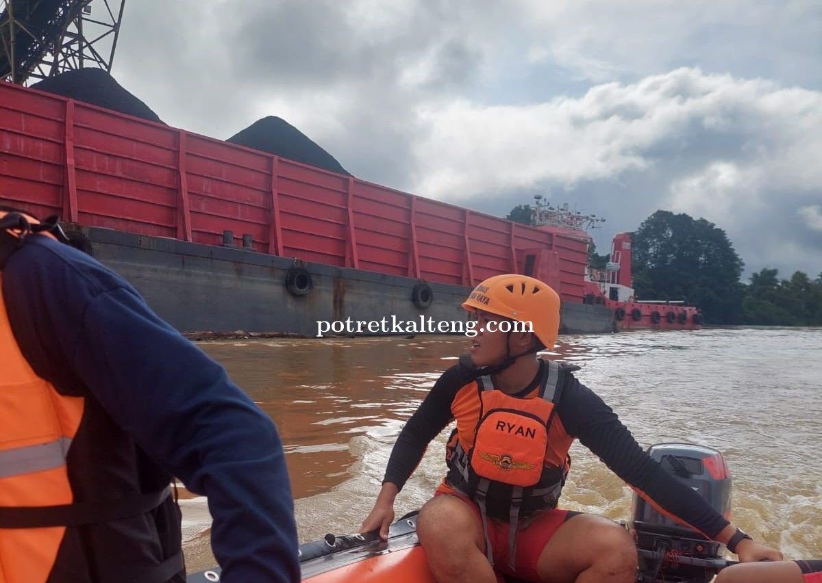 Perahu Terbalik di Sungai Barito, 2 Karyawan PT HASNUR Belum Ditemukan