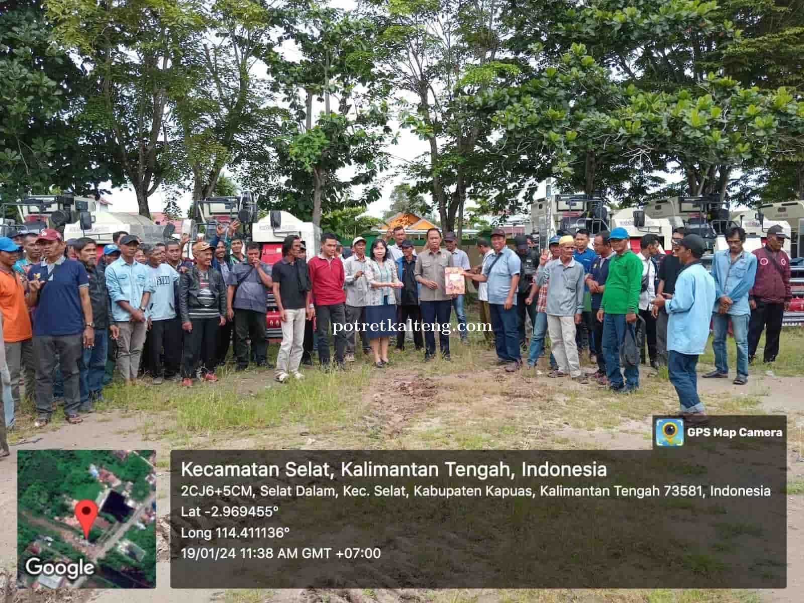 Kembali Bagikan Alsintan Gratis, Bambang Purwanto Fokus Optimalisasi Lahan Pertanian di Kalteng