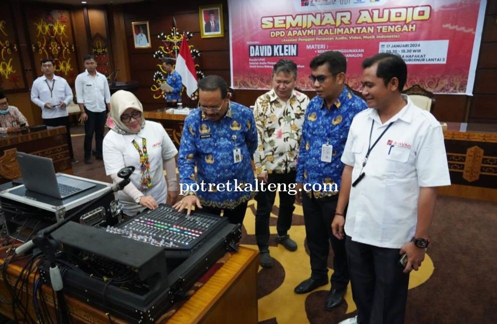 Sekda Kalteng Harap Peningkatan Kemampuan Operator Pengelola Audio Video System Acara Kedinasan