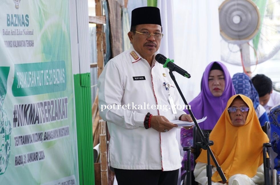 Sekda Kalteng Hadiri Tasyakuran HUT ke-23 Baznas Kalteng