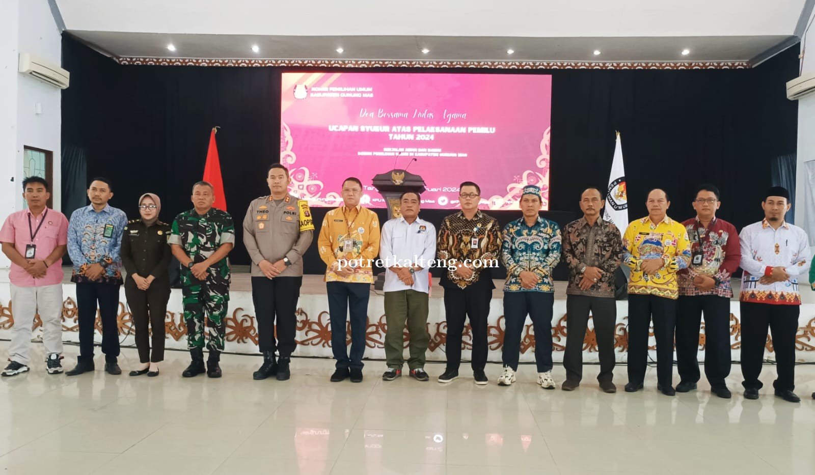 Pemkab Gunung Mas Apresiasi Kinerja KPU dan Bawaslu Serta Unsur Terkait Pemilu 2024