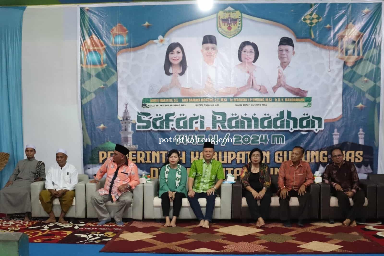 Bupati Gunung Mas Hadiri Safari Ramadhan di Kecamatan Rungan