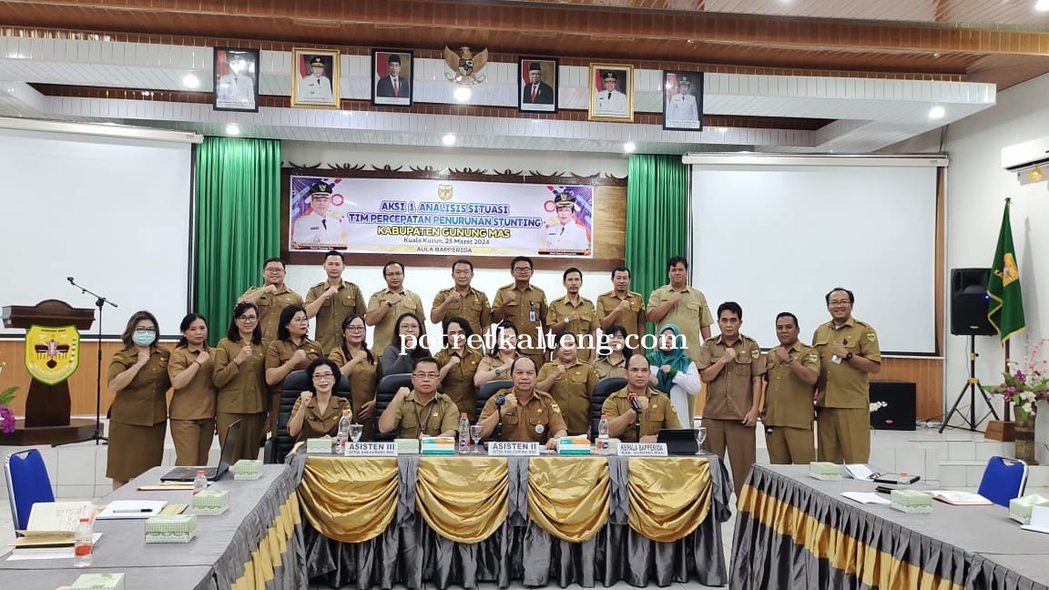 Sekda Gunung Mas: Lintas Sektor Kerja sama dan Komitmen untuk Percepatan Penurunan Stunting