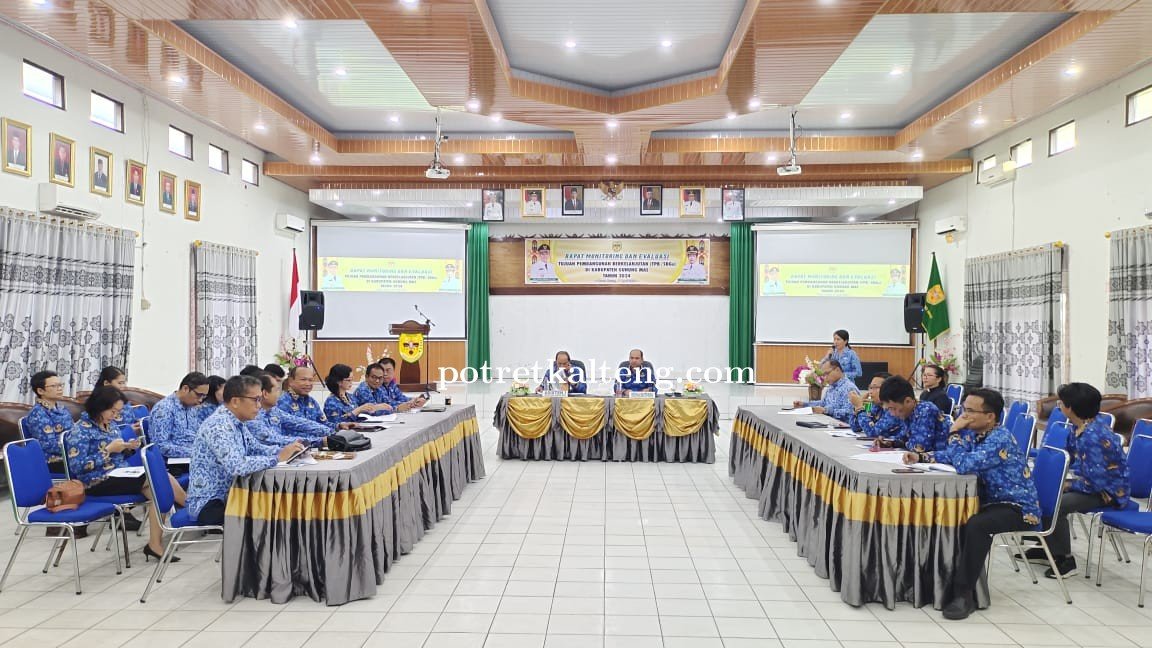 Pemkab Gunung Mas Gelar Monitoring Evaluasi TPB Tahun 2024