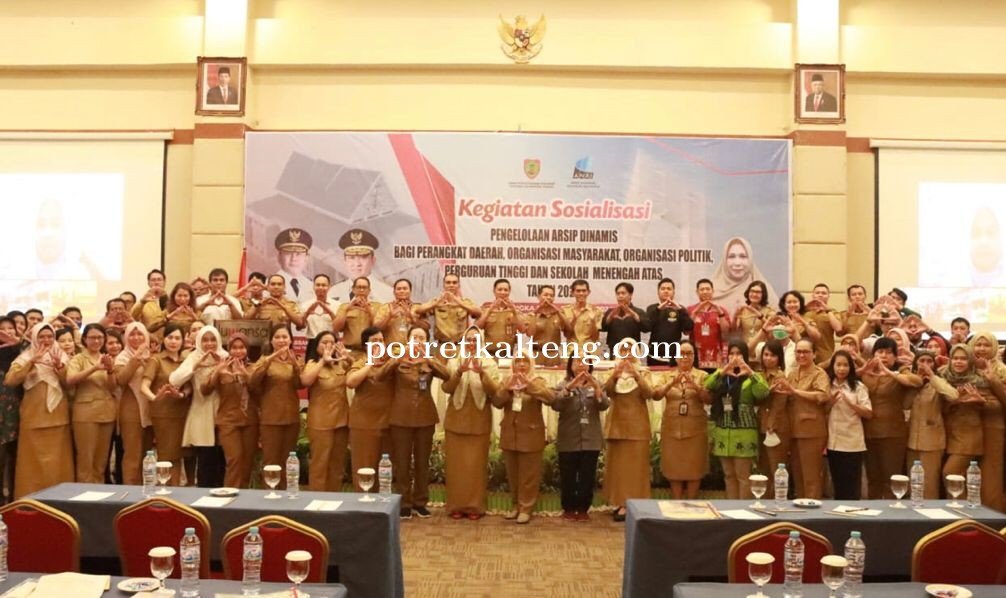 Tingkatkan Kapasitas SDM Kearsipan, Pemprov Kalteng Gelar Sosialisasi Pengelolaan Arsip Dinamis