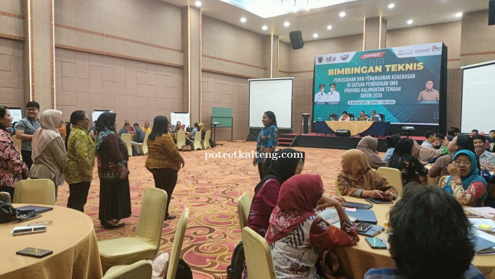 Cegah Kekerasaan,Diknas Prov Kalteng Adakan Bimtek Untuk 100 Guru