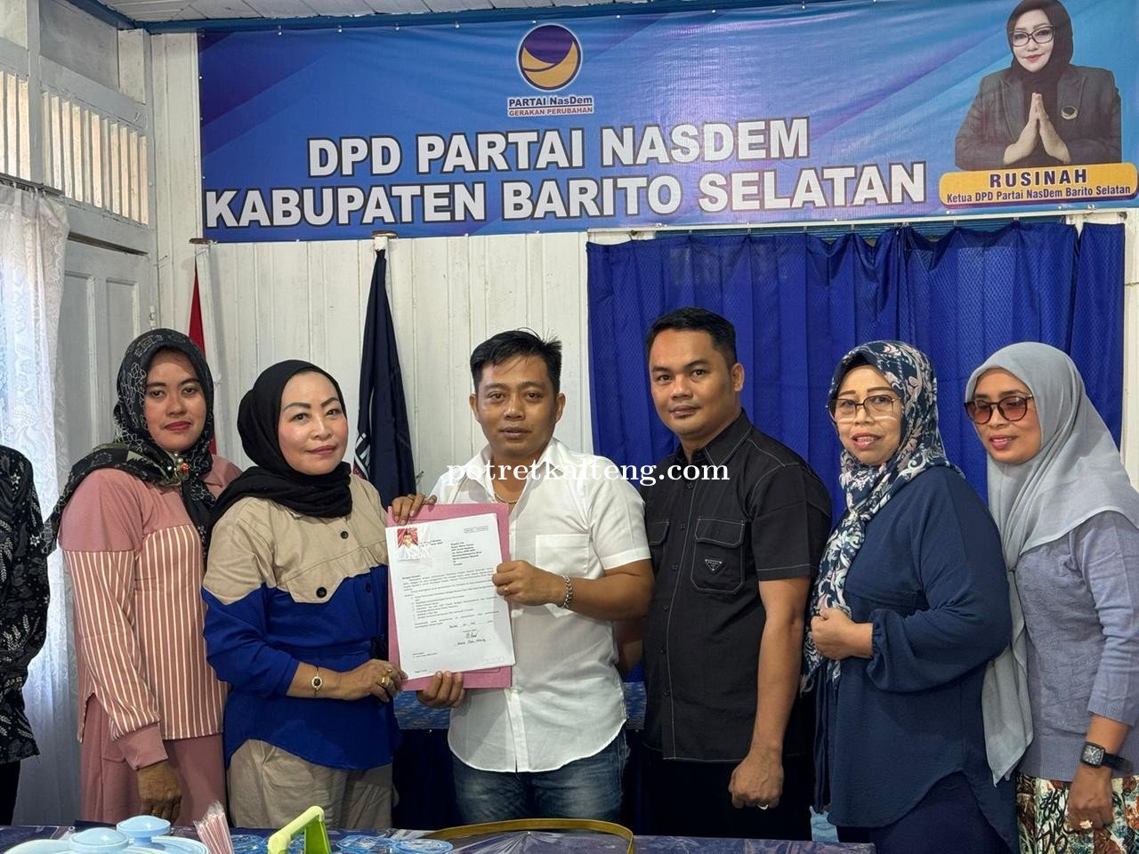 Jhon Barsel Resmi Daftar ke Beberapa Partai Sebagai Bakal Calon Wakil Bupati Barito Selatan 2024