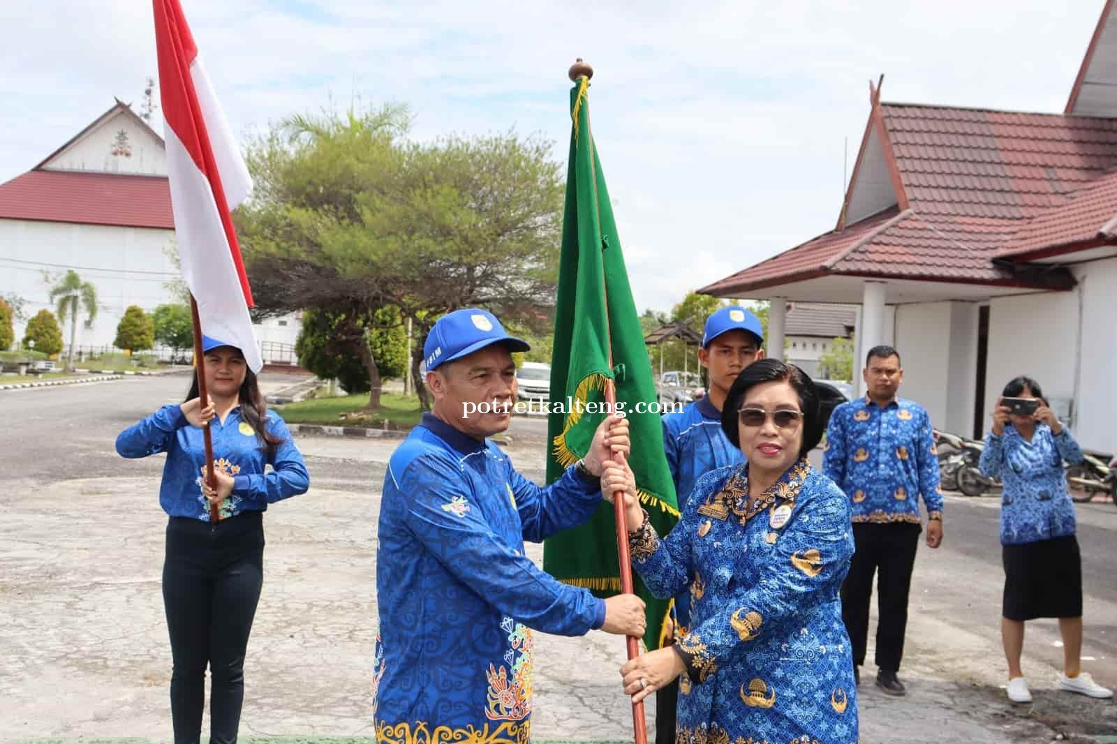 Wakil Bupati Gumas Pesan Jaga Kesehatan dan Kekompakan Kontingen FBIM 2024
