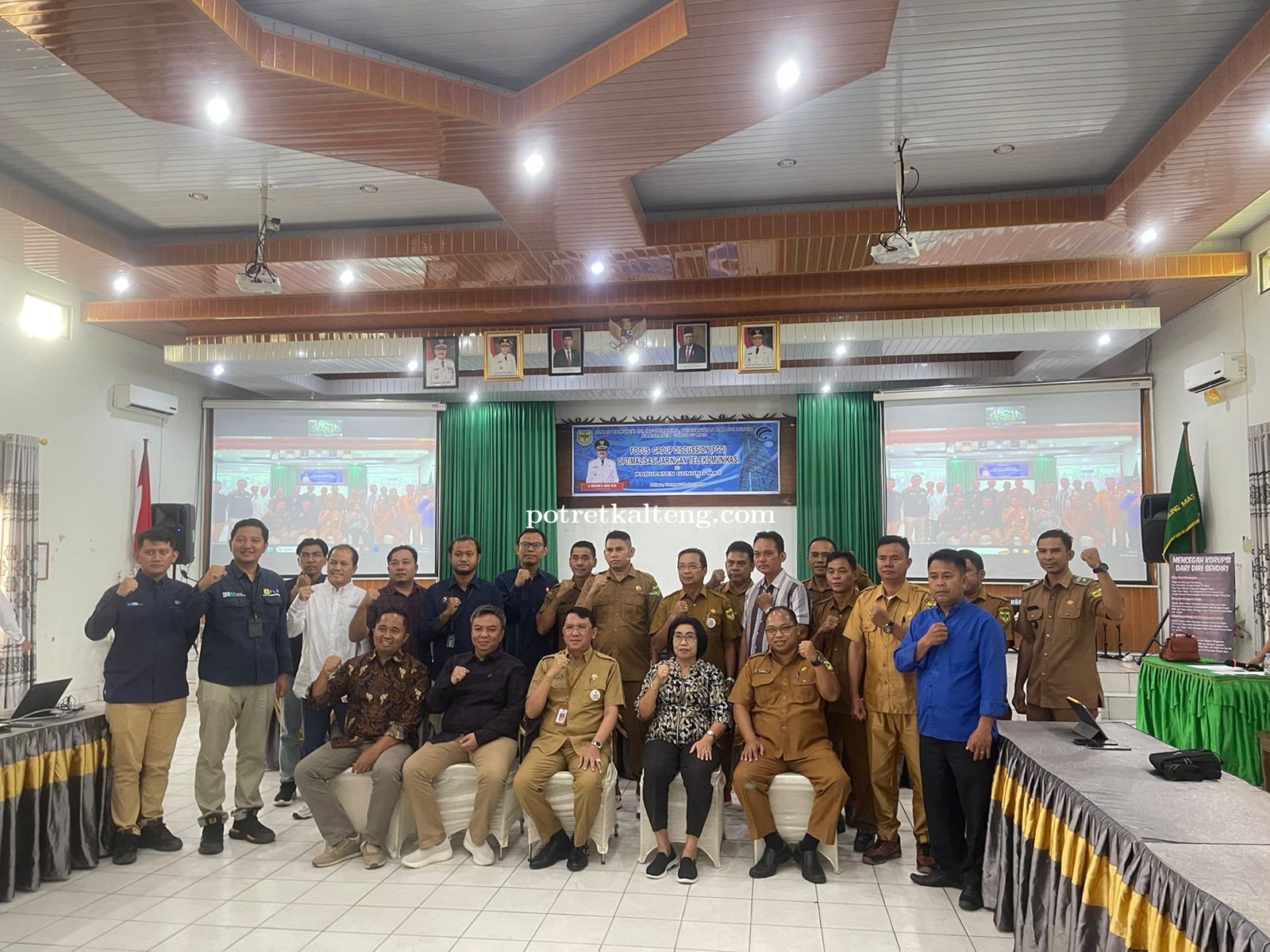 Pemkab Gunung Mas Selenggarakan FGD Optimalisasi Jaringan Telekomunikasi