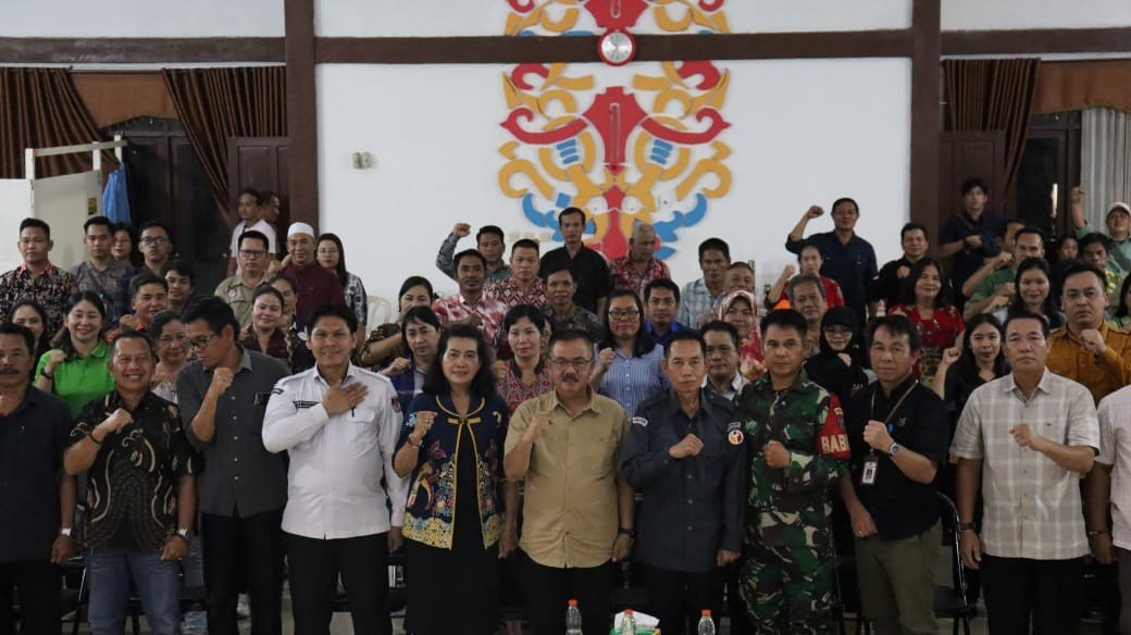 Pj. Bupati Gumas Ajak Masyarakat Kec. Kahut Sukseskan Pemilu Damai dan Jujur