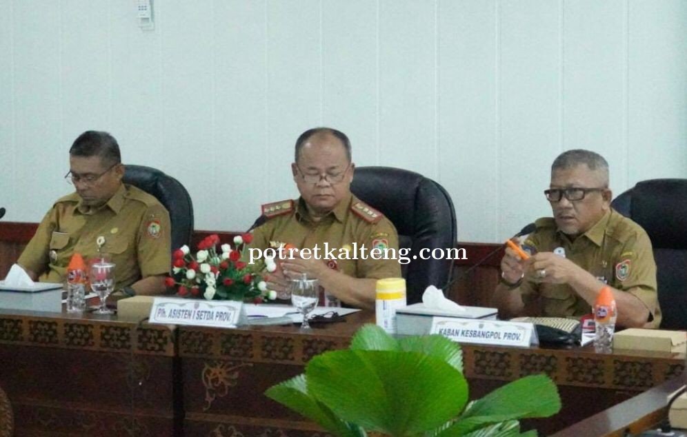 Kaban Kesbangpol Sampaikan Kesiapan dalam Rapat DESK Pilkada Provinsi Kalteng Tahun 2024