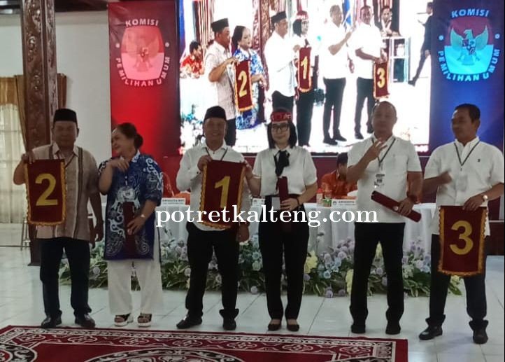 Ini Nomor Urut Para Paslon Cabup dan Cawabup Barito Selatan